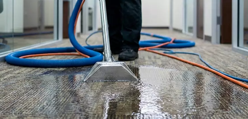 Basement Flooding Carpet Cleanup in Roopville
