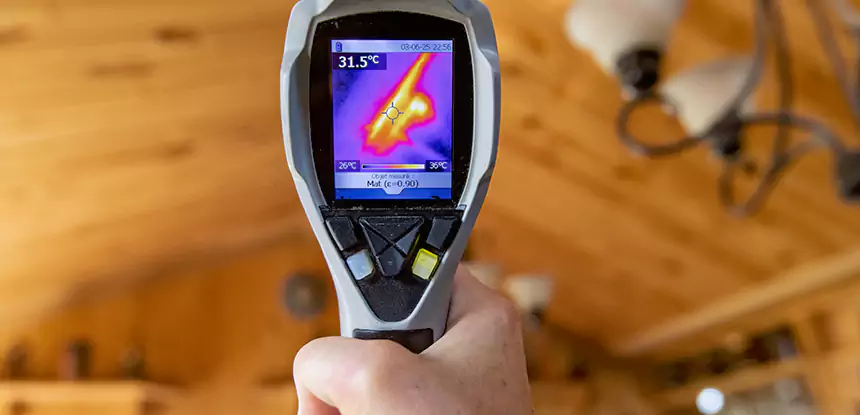 Infrared Camera Roof Leak Detection in Roopville