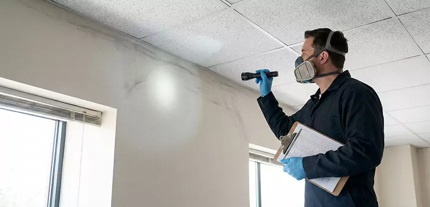 Ceiling Water Damage Inspection in Roopville