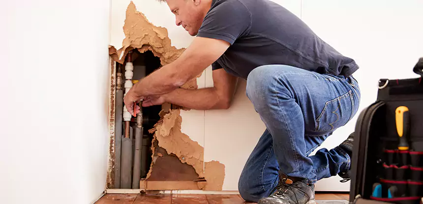 Broken Pipe Water Damage Repair in Roopville