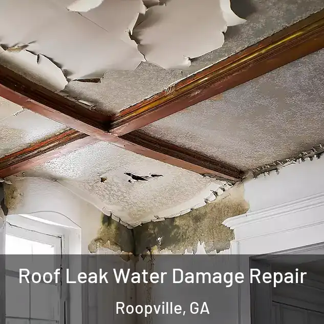  Roof Leak Water Damage Repair Roopville, GA