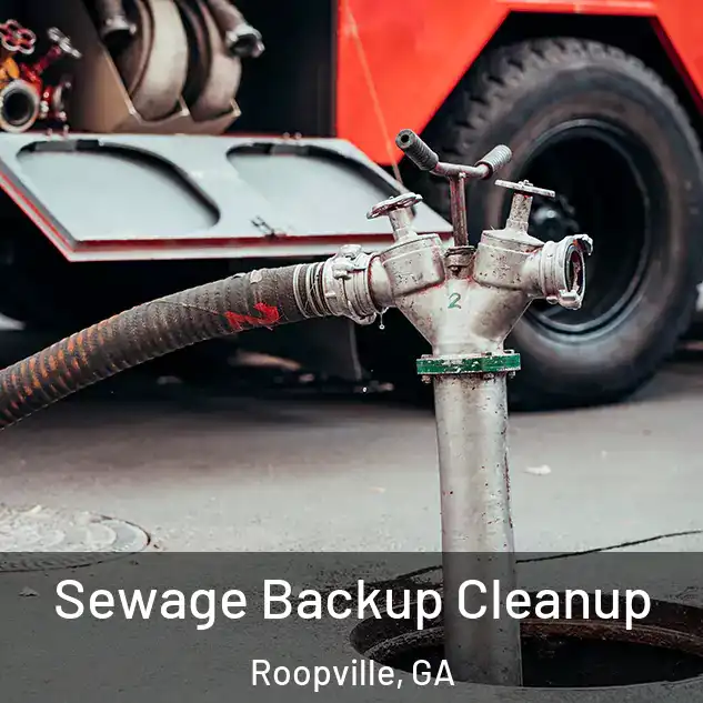  Sewage Backup Cleanup Roopville, GA
