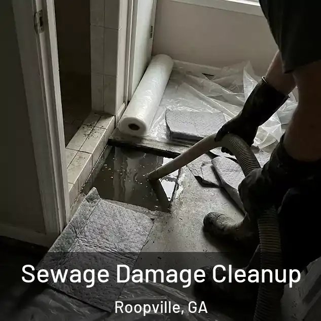  Sewage Damage Cleanup Roopville, GA